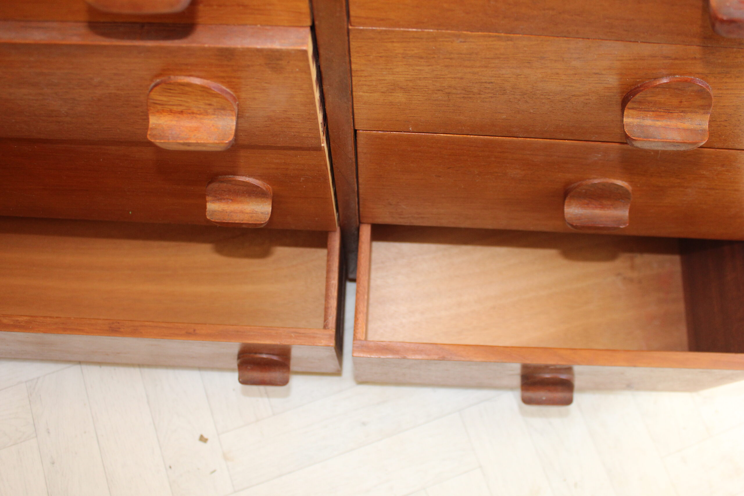 Mid Century Vintage STAG Teak Chest of 8 Drawers