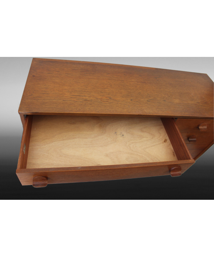Mid Century Vintage STAG Teak Chest of 8 Drawers
