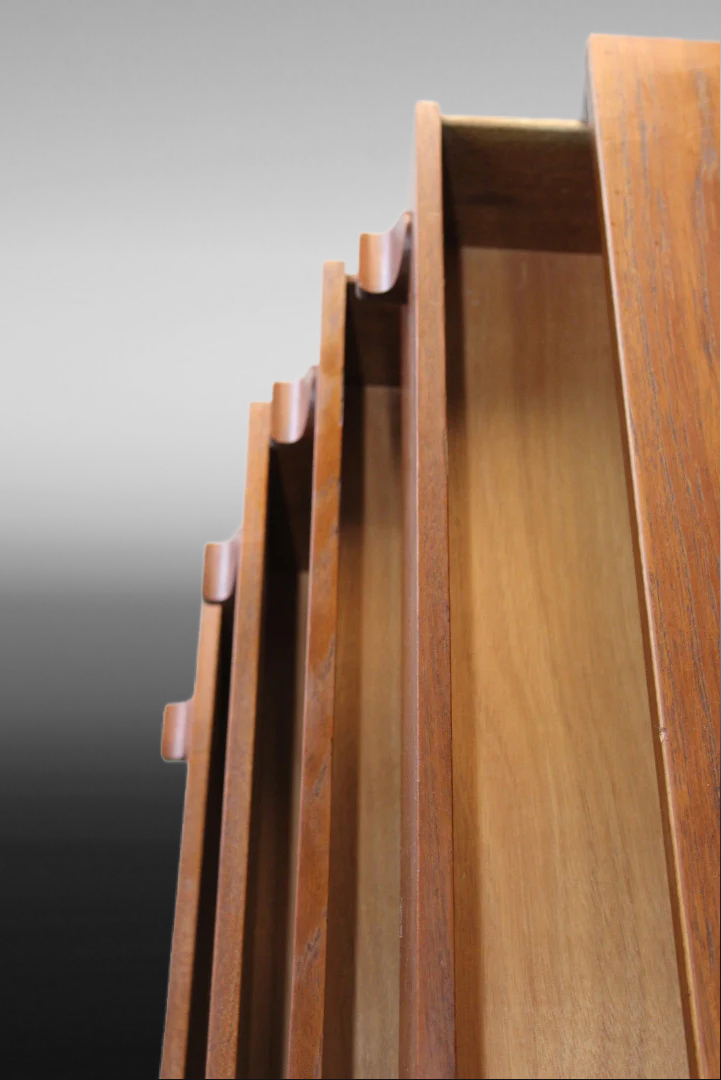 Mid Century Vintage STAG Teak Chest of 8 Drawers