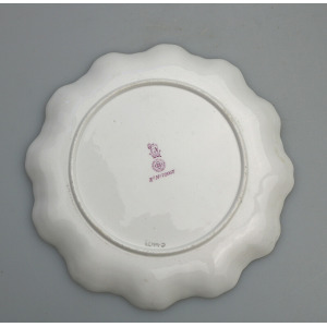 An exceptional & scarce antique Royal Doulton porcelain & Walker & Hall Strawberry Dessert Stand C.1887