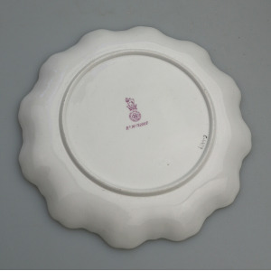 An exceptional & scarce antique Royal Doulton porcelain & Walker & Hall Strawberry Dessert Stand C.1887