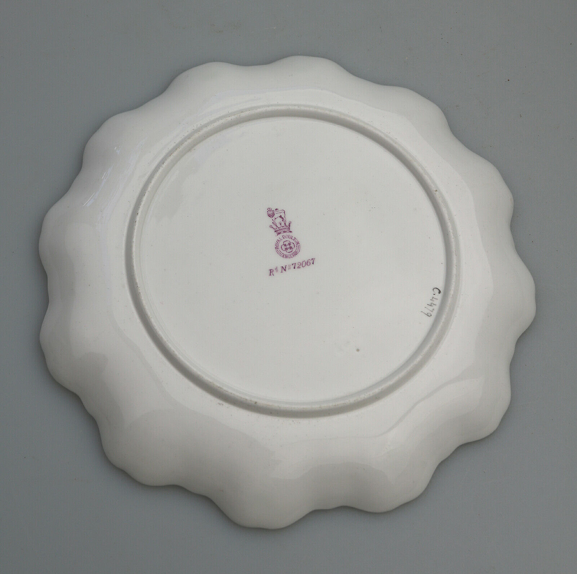 An exceptional & scarce antique Royal Doulton porcelain & Walker & Hall Strawberry Dessert Stand C.1887