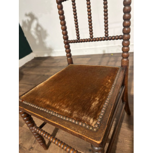 Victorian Mahogany Bobbin leg child's chair
