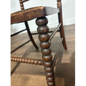 Victorian Mahogany Bobbin leg child's chair