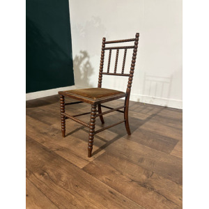 Victorian Mahogany Bobbin leg child's chair