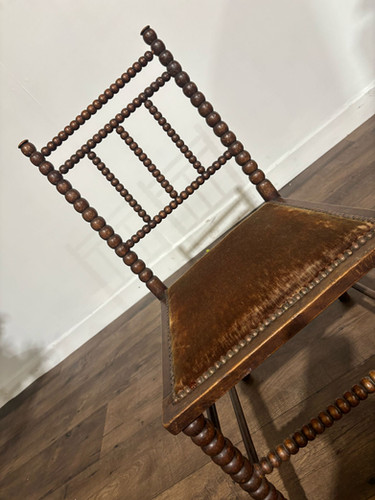 Victorian Mahogany Bobbin leg child's chair