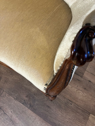 Victorian Mahogany Framed Sofa