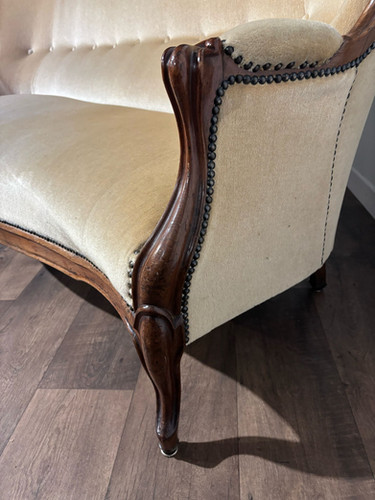 Victorian Mahogany Framed Sofa
