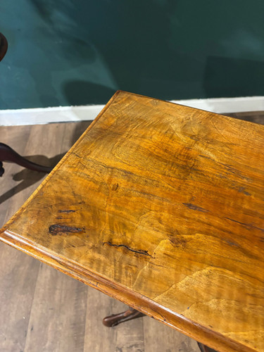 Victorian Walnut Trumpet Sewing Table