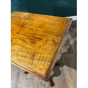 Victorian Walnut Trumpet Sewing Table