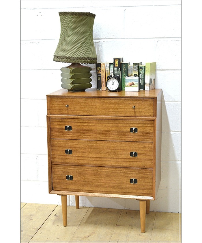 vintage chest of drawers teak Beautility danish design mid century DELIVERY