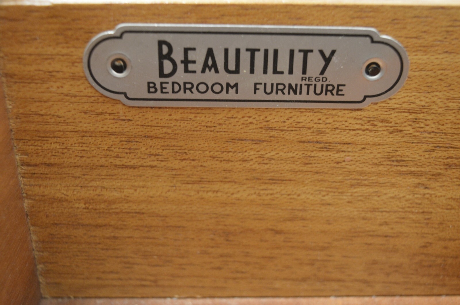 vintage chest of drawers teak Beautility danish design mid century DELIVERY