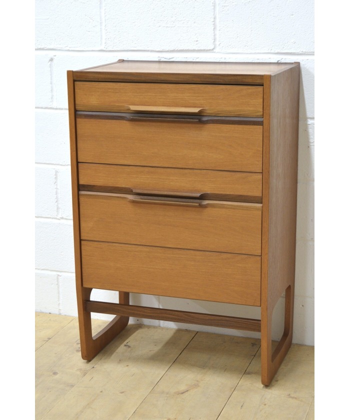 vintage chest of drawers teak Meredew danish mid century UK DELIVERY
