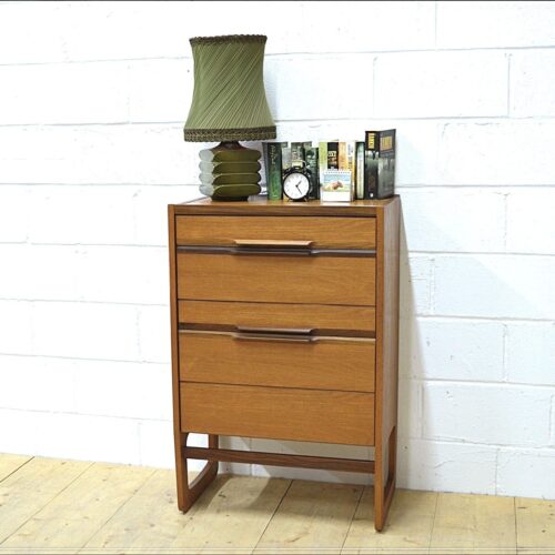vintage chest of drawers teak Meredew danish mid century UK DELIVERY