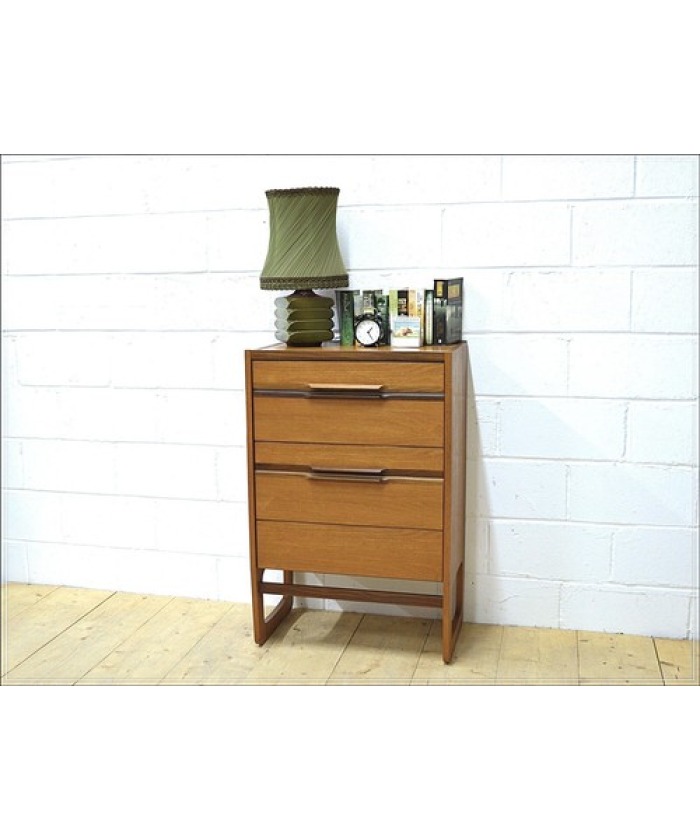 vintage chest of drawers teak Meredew danish mid century UK DELIVERY