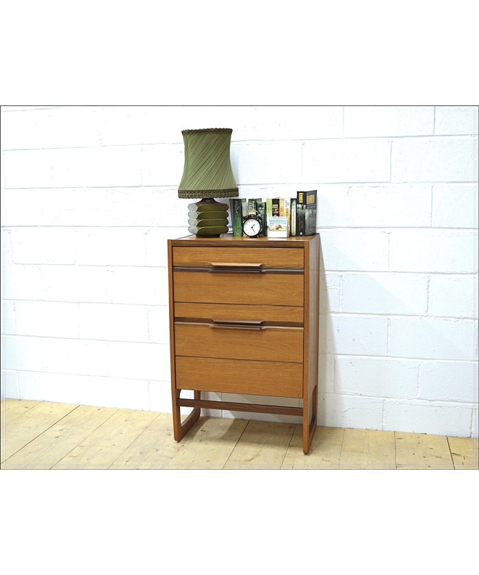 vintage chest of drawers teak Meredew danish mid century UK DELIVERY