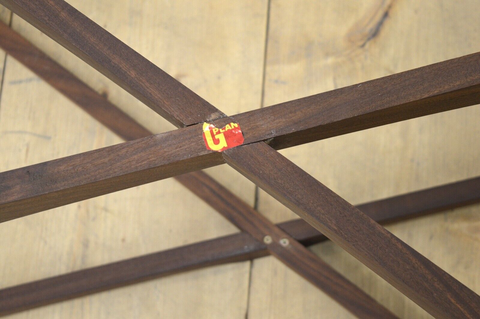 vintage coffee table teak G Plan spider glass top mid century danish DELIVERY