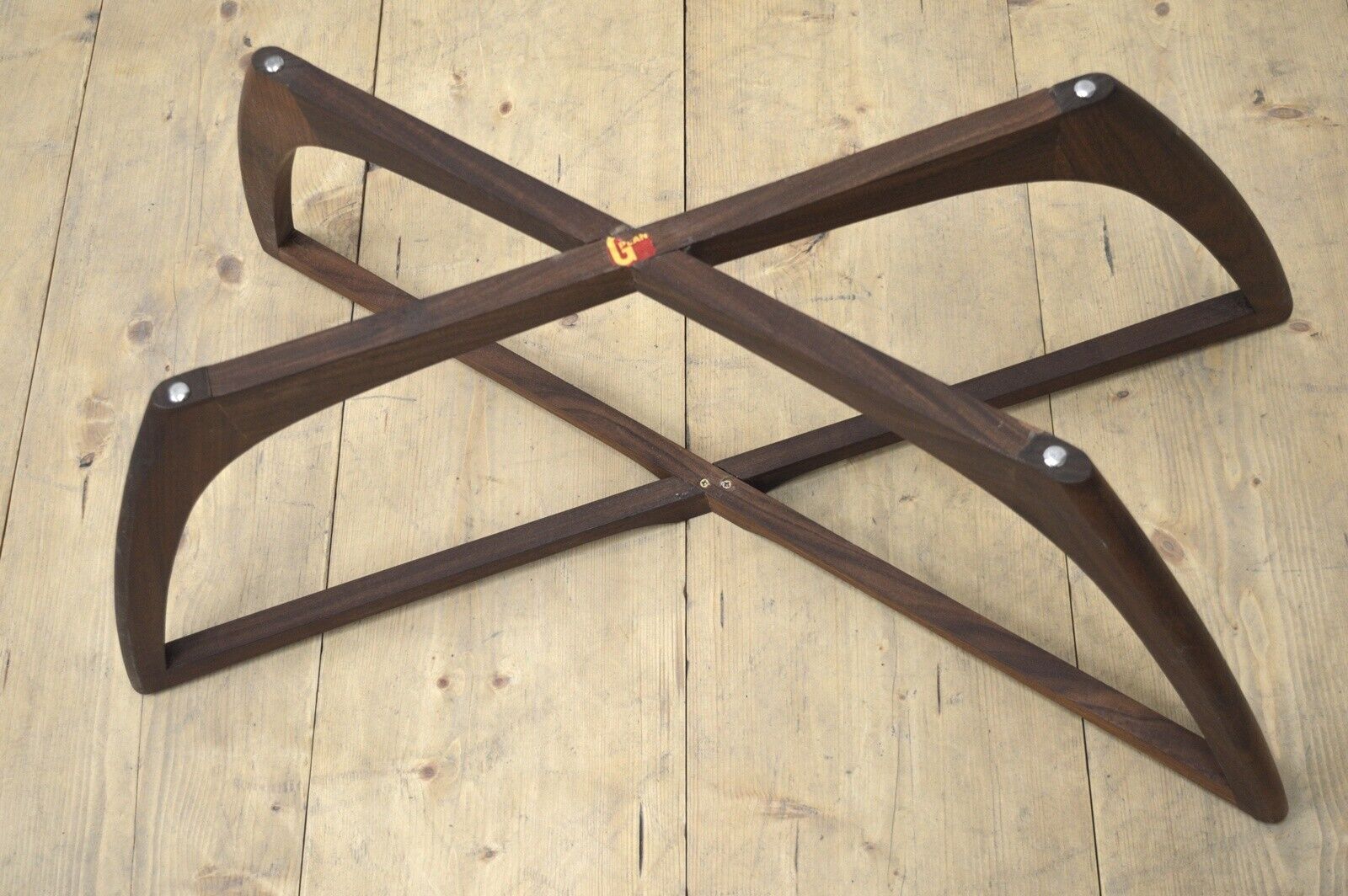 vintage coffee table teak G Plan spider glass top mid century danish DELIVERY
