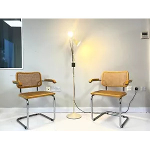 Vintage Cream Twin Spotlight Lamp