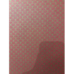 Vintage Fabric Covered Three Fold Dressing Screen