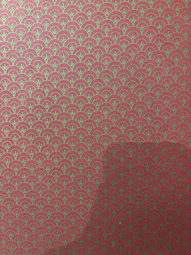 Vintage Fabric Covered Three Fold Dressing Screen