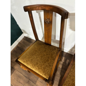 Vintage Honey Oak Dining Chairs