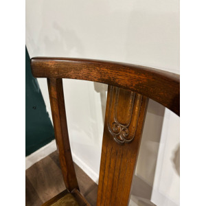 Vintage Honey Oak Dining Chairs