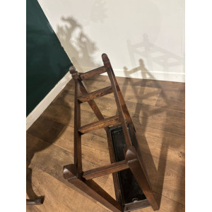 Vintage Oak Stick Stand With Drip Tray
