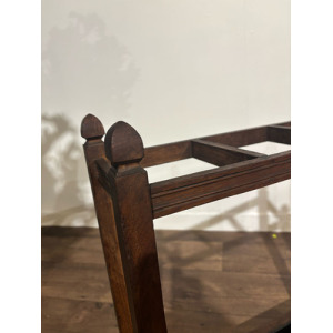 Vintage Oak Stick Stand With Drip Tray