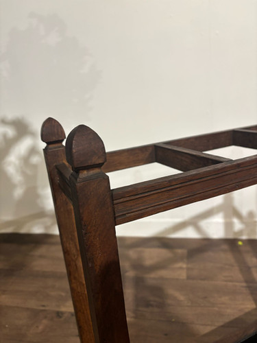 Vintage Oak Stick Stand With Drip Tray