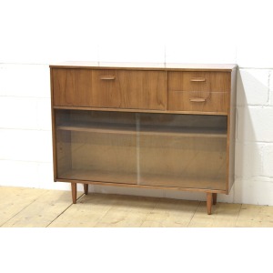 vintage sideboard bookcase bureau teak Avalon danish mid century UK DELIVERY