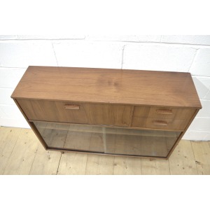 vintage sideboard bookcase bureau teak Avalon danish mid century UK DELIVERY