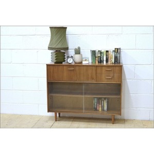 vintage sideboard bookcase bureau teak Avalon danish mid century UK DELIVERY
