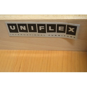 vintage sideboard Uniflex teak chest of drawers danish mid century DELIVERY