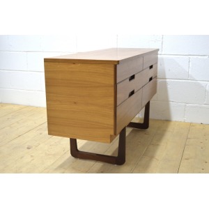 vintage sideboard Uniflex teak chest of drawers danish mid century DELIVERY