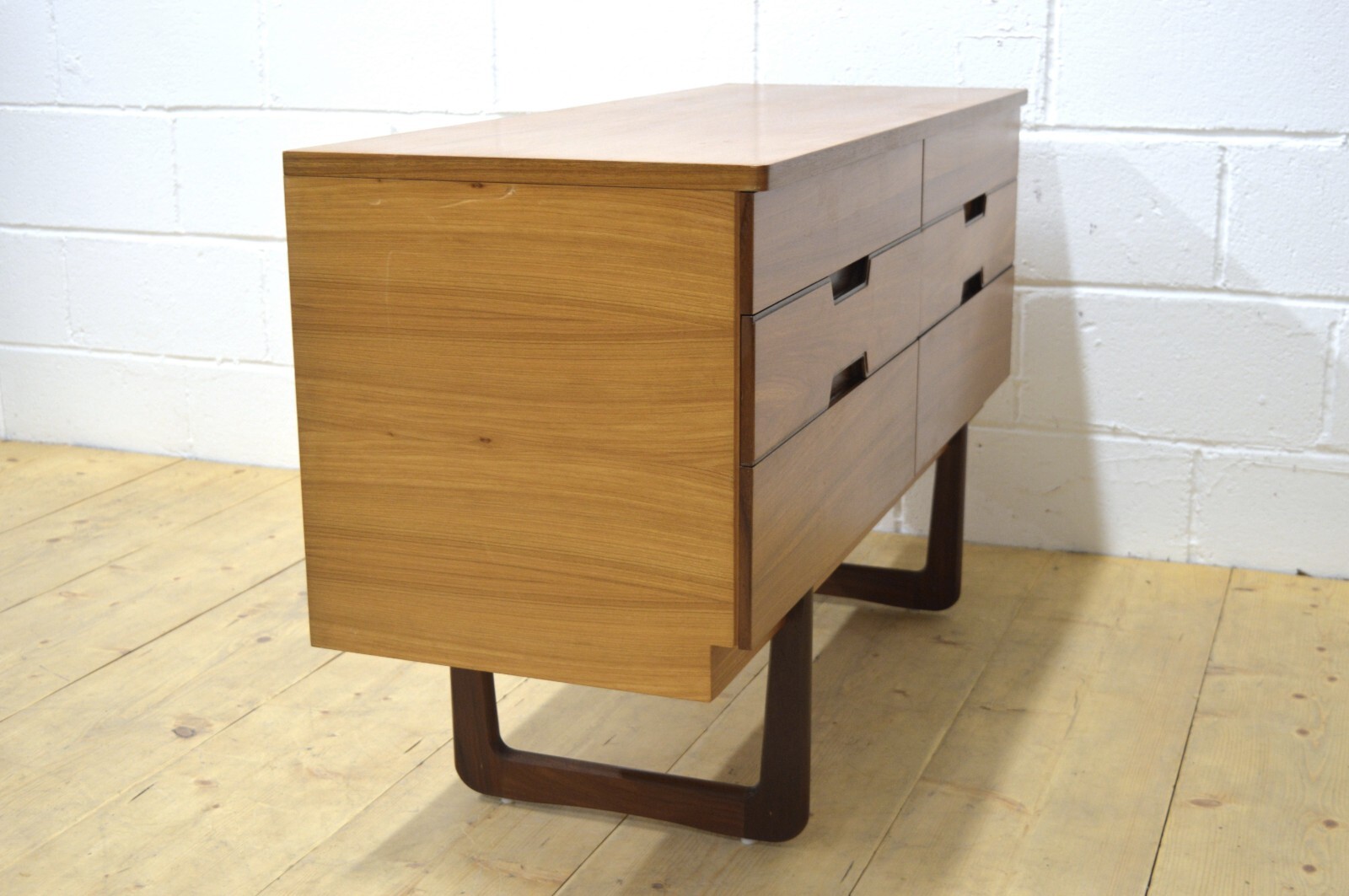 vintage sideboard Uniflex teak chest of drawers danish mid century DELIVERY