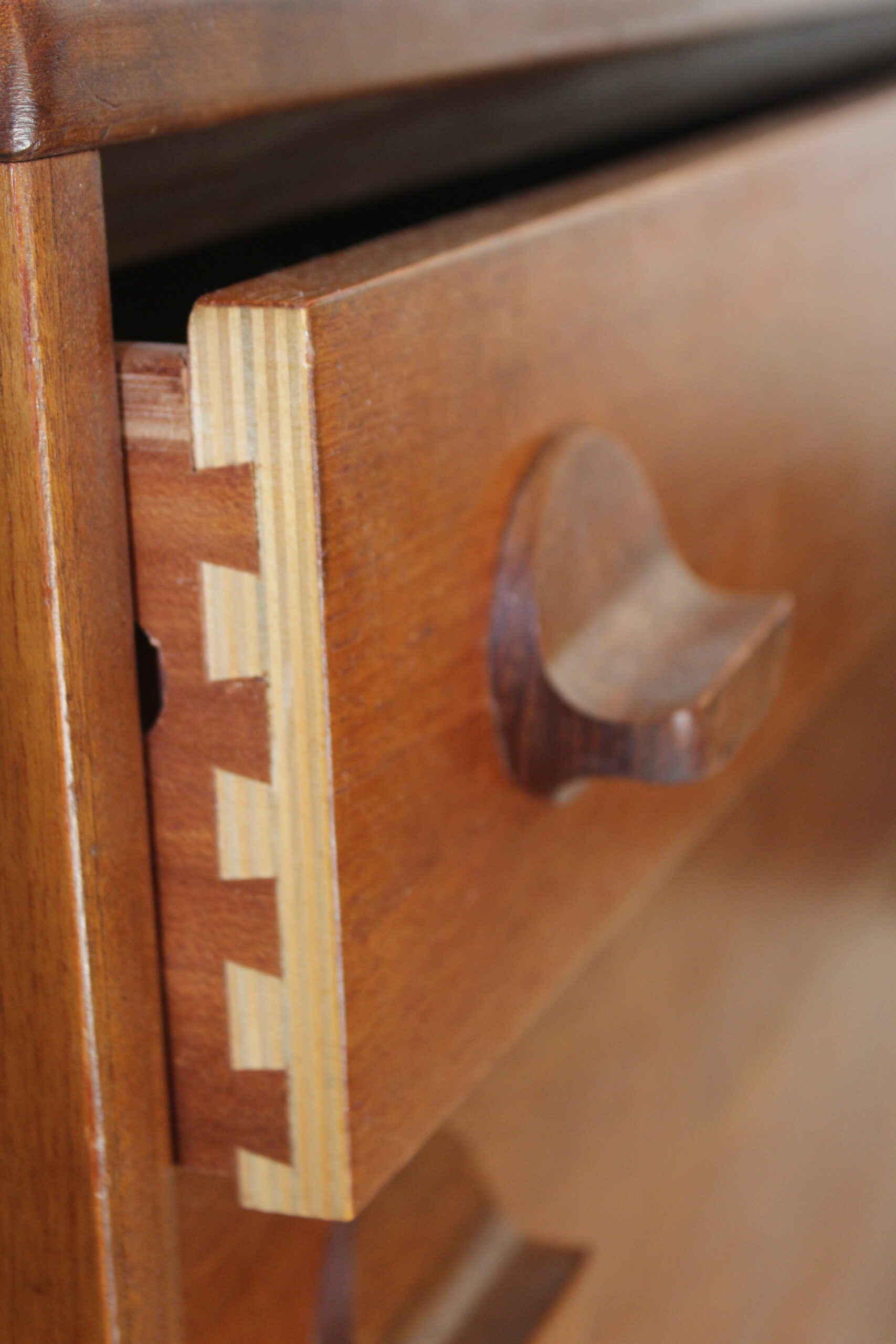 Mid Century Vintage STAG Teak Chest of 8 Drawers
