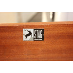 Mid Century Vintage STAG Teak Chest of 8 Drawers