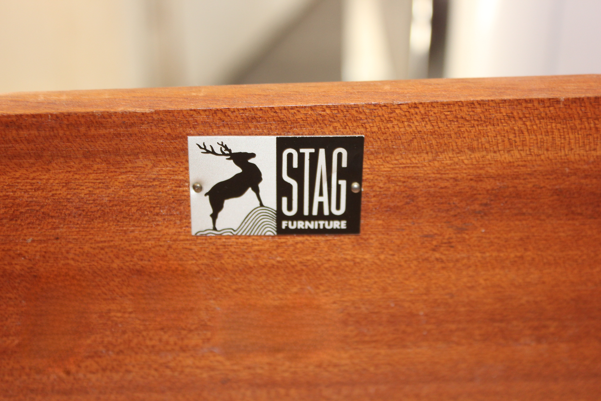 Mid Century Vintage STAG Teak Chest of 8 Drawers