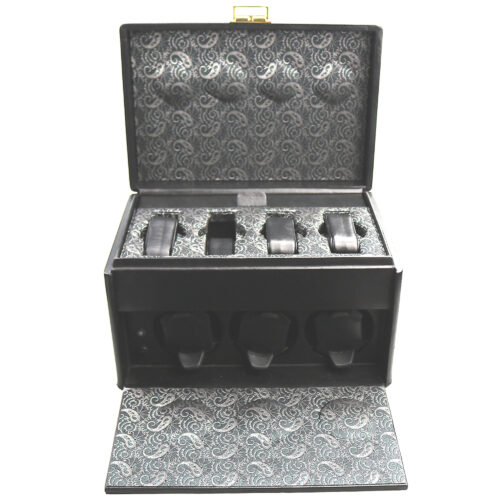 Finest quality designer Scatola del Tempo 3X automatic Watch Winder & 4X Watch Collector Box C.20thC