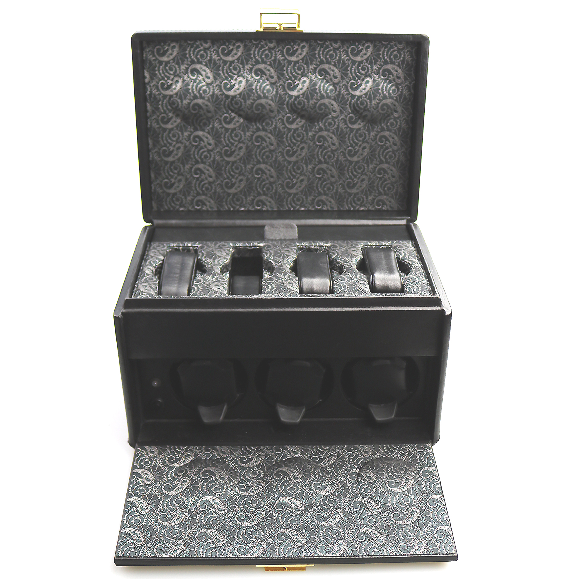Finest quality designer Scatola del Tempo 3X automatic Watch Winder & 4X Watch Collector Box C.20thC