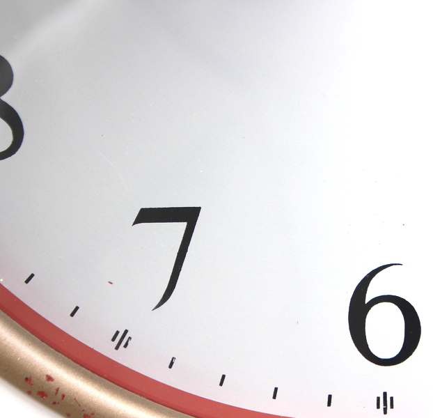 1950s British Office/Commercial Industrial Wall Clock. Fully Guaranteed