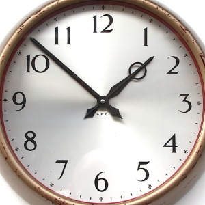 1950s British Office/Commercial Industrial Wall Clock. Fully Guaranteed