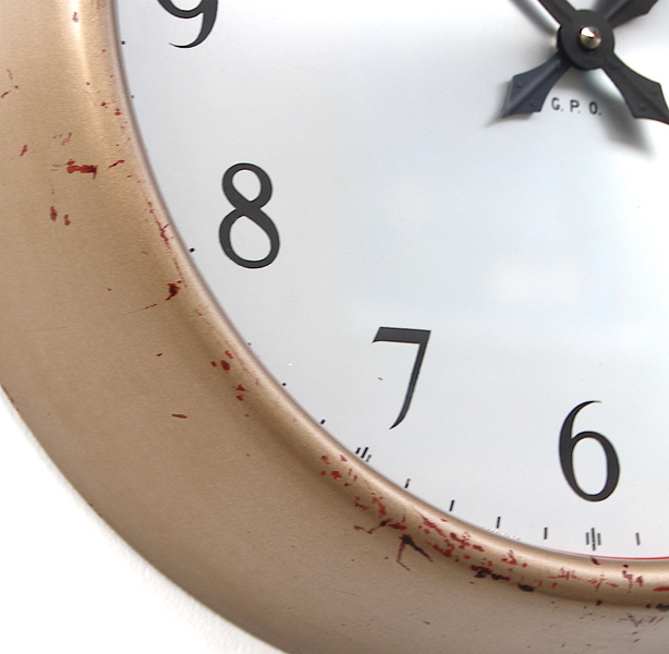 1950s British Office/Commercial Industrial Wall Clock. Fully Guaranteed