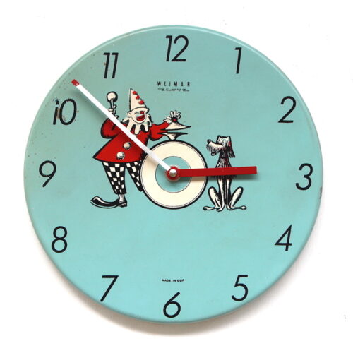1950s East German Vintage Wall Clock. Fully Guaranteed