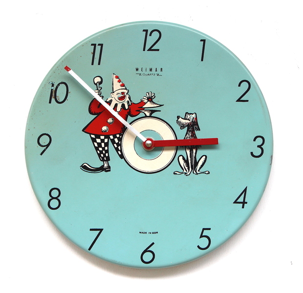 1950s East German Vintage Wall Clock. Fully Guaranteed