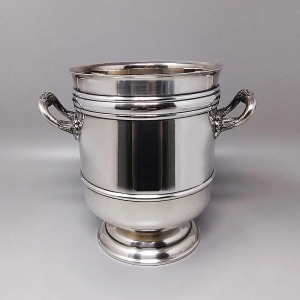1950s Gorgeous Champagne or Ice Bucket by Christofle in Silver Plated. Made in France