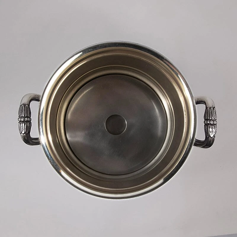 1950s Gorgeous Champagne or Ice Bucket by Christofle in Silver Plated. Made in France