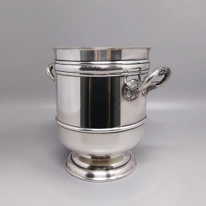 1950s Gorgeous Champagne or Ice Bucket by Christofle in Silver Plated. Made in France