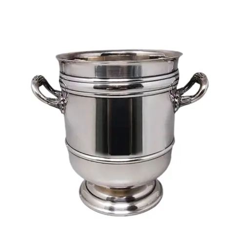 1950s Gorgeous Champagne or Ice Bucket by Christofle in Silver Plated. Made in France